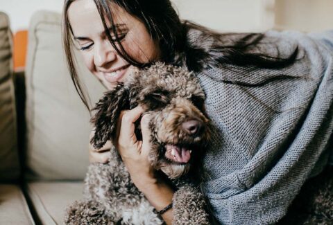 cane e donna